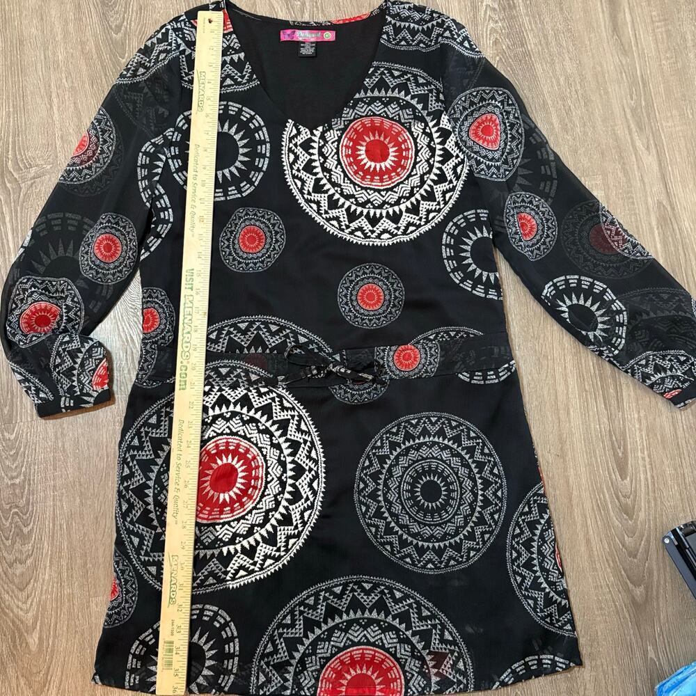 Desigual Boho Mandala Print Dress ✨ Size 40 - Picture 8 of 12